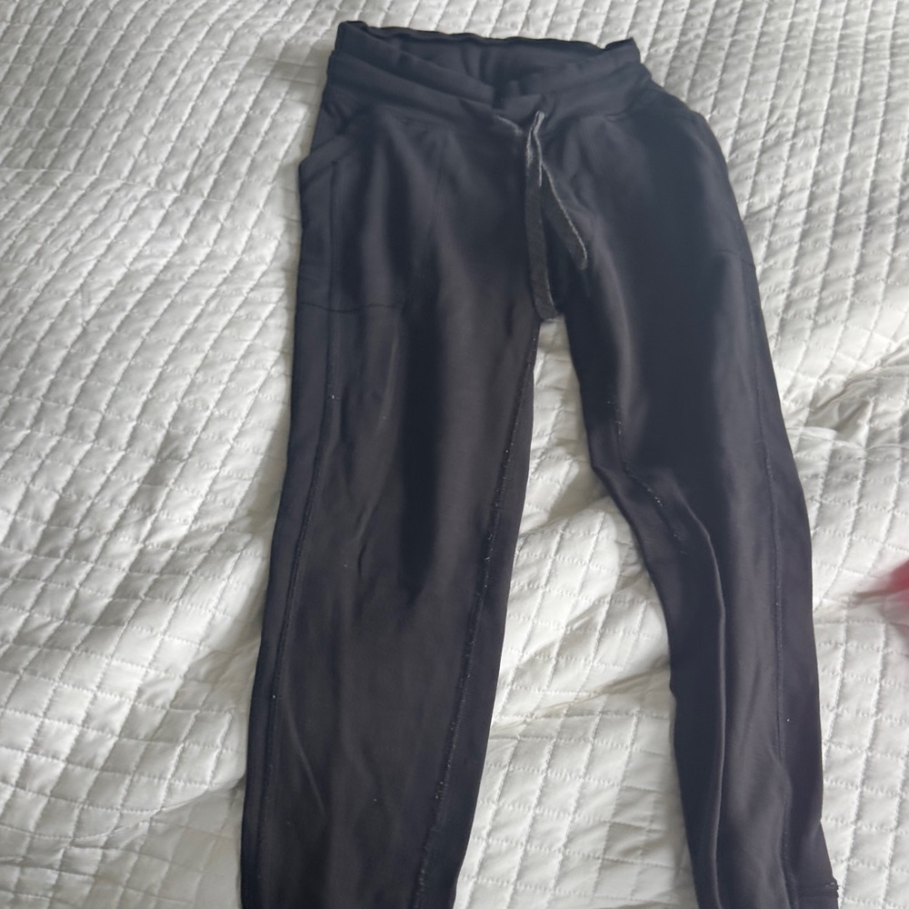 Black Women's Jogger Pants with Drawstring
